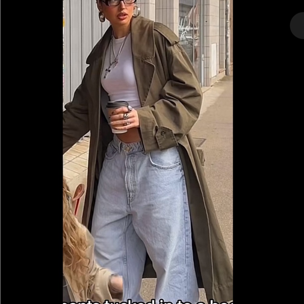 Y's Yohji Yamamoto trench ! Made Japan ! Army green ! Cotton! OBO❤️❤️